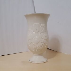 Lenox Ivory Floral Vase